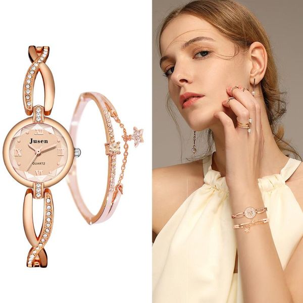 wristwatches fashion college style small fine bracelet watch diamond student relogio feminino clock#s, Slivery;brown
wristwatches fashion college style small fine bracelet watch diamond student relogio feminino clock#s, Slivery;brown