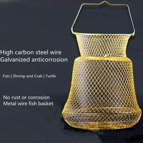 foldable wire fishing cage, fish, shrimp and crab trap, spring door, portable net, net bag, fish guard accessories
foldable wire fishing cage, fish, shrimp and crab trap, spring door, portable net, net bag, fish guard accessories