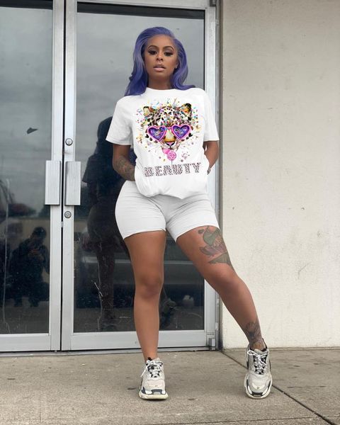 plus size tracksuits scstronger fashion summer women suit animal position print t shirt casual shorts two piece set, Black
plus size tracksuits scstronger fashion summer women suit animal position print t shirt casual shorts two piece set, Black
