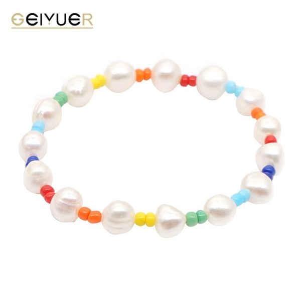 link, chain freshwater pearl bracelet gift for women boho jewelry rainbow colorful seed beads bracelets on hand luxury braclet wholesale, Black
link, chain freshwater pearl bracelet gift for women boho jewelry rainbow colorful seed beads bracelets on hand luxury braclet wholesale, Black