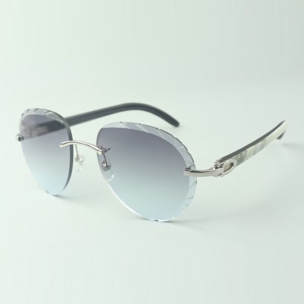 2022 classic sunglasses 3524027 with mixed buffalo horn arms and cut lens glasses, direct sales, size: 18-140 mm, White;black
2022 classic sunglasses 3524027 with mixed buffalo horn arms and cut lens glasses, direct sales, size: 18-140 mm, White;black