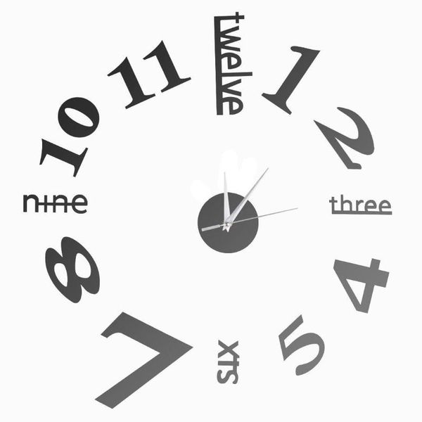 wall clocks diy sticker clock numbers letters creative digital acrylic for home office decor
wall clocks diy sticker clock numbers letters creative digital acrylic for home office decor