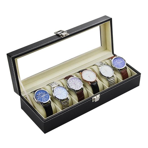 jewelry pouches, bags 6-bit black pu watch box flip display inbox wooden packaging for business organizer, Pink;blue
jewelry pouches, bags 6-bit black pu watch box flip display inbox wooden packaging for business organizer, Pink;blue