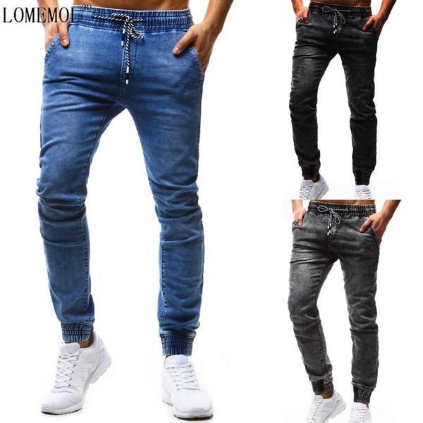 men's jeans lomemol men classic simple pure color washed drawstring and elastic waist casual sports plus size denim pants, Blue
men's jeans lomemol men classic simple pure color washed drawstring and elastic waist casual sports plus size denim pants, Blue