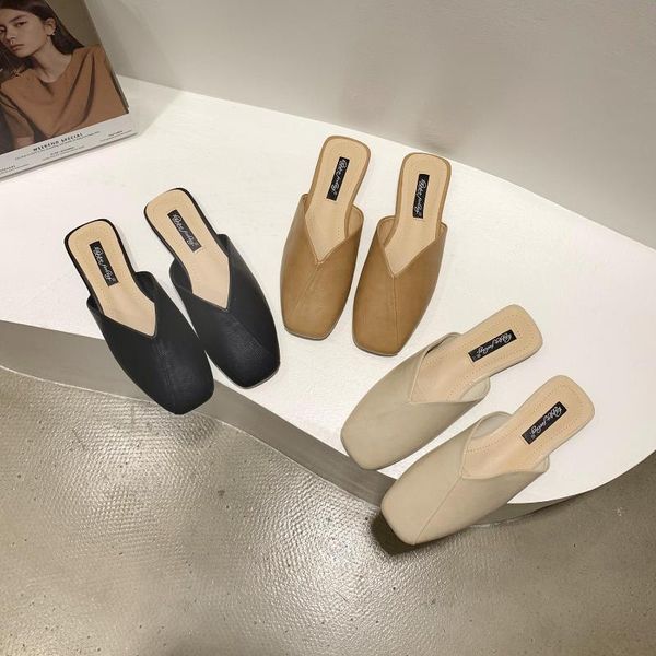 slippers baotou women wear 2021 summer half-drag women's shoes fashion muller net red sandals and ins tide, Black
slippers baotou women wear 2021 summer half-drag women's shoes fashion muller net red sandals and ins tide, Black