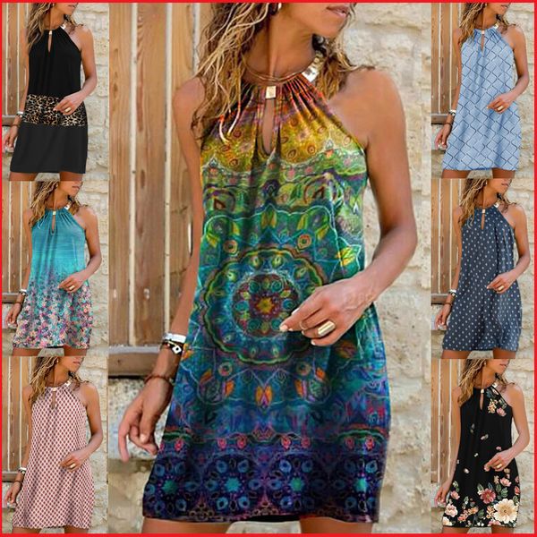 summer harajuku halter sleeveless print dresses 2021 women casual leopard hollow out plus size beach a-line midi dress robe, Black;gray
summer harajuku halter sleeveless print dresses 2021 women casual leopard hollow out plus size beach a-line midi dress robe, Black;gray