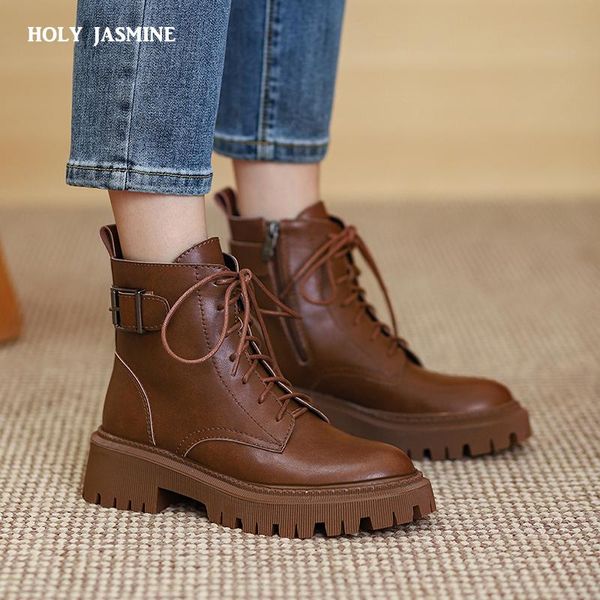 boots leisure women ankle square toe thick heels autumn winter sewing platforms genuine leather shoes woman, Black
boots leisure women ankle square toe thick heels autumn winter sewing platforms genuine leather shoes woman, Black