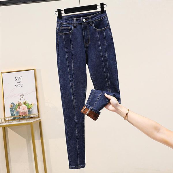 women's jeans winter velvet stretch women skinny patchwork pencil pants female plus size elastic denim ladies thick slim trousers mujer, Blue
women's jeans winter velvet stretch women skinny patchwork pencil pants female plus size elastic denim ladies thick slim trousers mujer, Blue