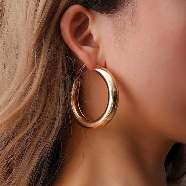 big geometric hoop earrings punk vintage gold color circle huggie earrings for women fashion female jewelry brincos, Golden;silver
big geometric hoop earrings punk vintage gold color circle huggie earrings for women fashion female jewelry brincos, Golden;silver