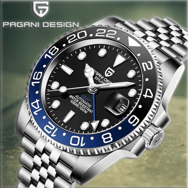 wristwatches pagani design watch mechanical stainless steel waterproof men business sapphire glass automatic, Slivery;brown
wristwatches pagani design watch mechanical stainless steel waterproof men business sapphire glass automatic, Slivery;brown