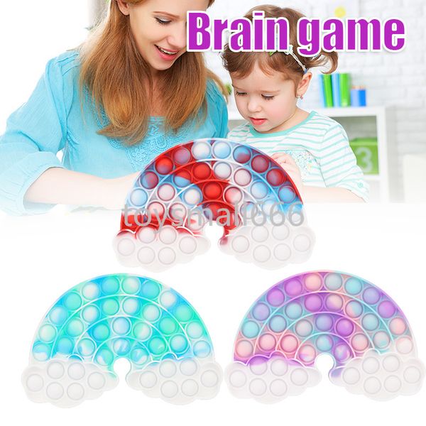 rainbow cloud designed push bubble decompression toys silicone soft children stress relief fidget deskfun game novelty gifts
rainbow cloud designed push bubble decompression toys silicone soft children stress relief fidget deskfun game novelty gifts