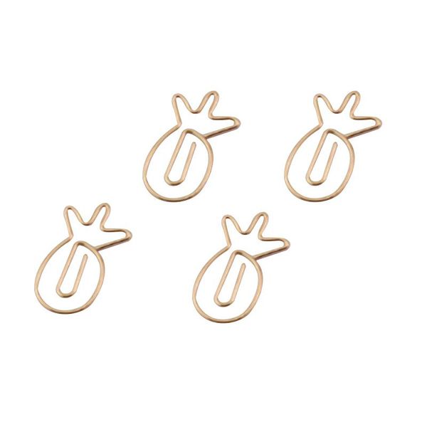 filing supplies rose gold paper clips pineapple shape clips, 30 pcs (pineapple)
filing supplies rose gold paper clips pineapple shape clips, 30 pcs (pineapple)