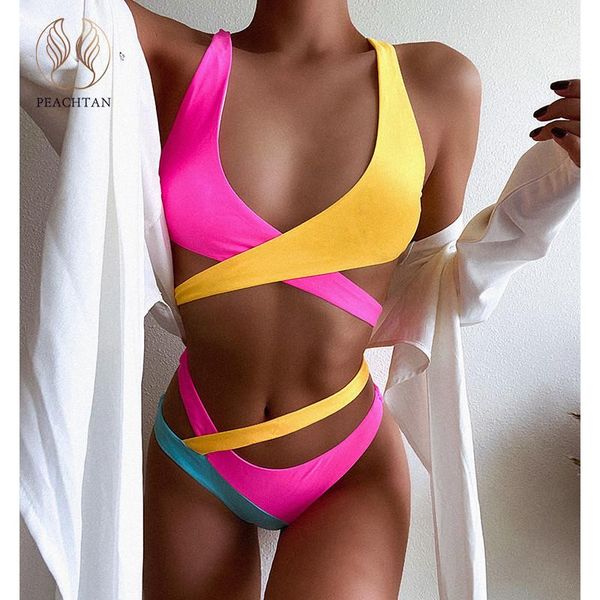 peachtan patchwork push up bikinis 2021 mujer bandage swimsuit women hollow out high cut bathing suit beach wear women's swimwear, White;black
peachtan patchwork push up bikinis 2021 mujer bandage swimsuit women hollow out high cut bathing suit beach wear women's swimwear, White;black
