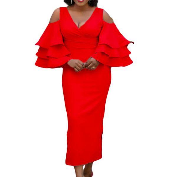ethnic clothing african dresses for women 2021 summer evening bodycon long dress ruffle sleeve elegant outfits clothes, Red
ethnic clothing african dresses for women 2021 summer evening bodycon long dress ruffle sleeve elegant outfits clothes, Red