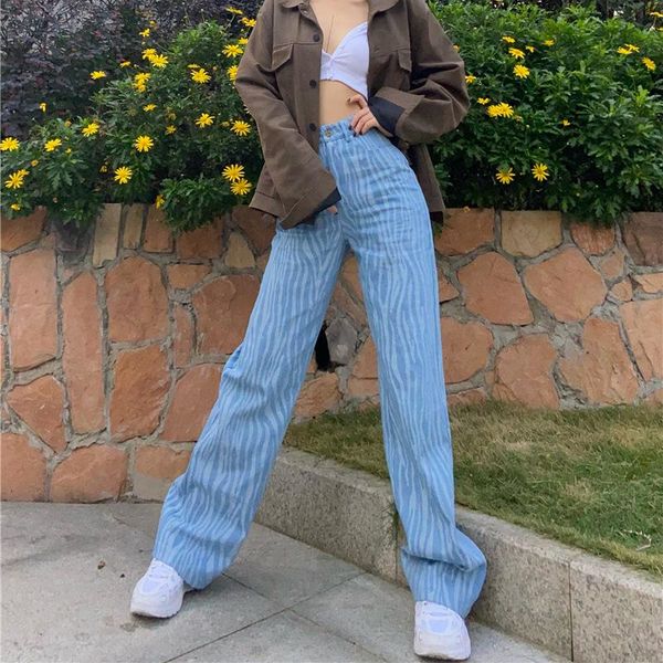 women's jeans autumn retro distressed tie-dye women blue zebra pattern high waist slim straight trousers street all-match pants
women's jeans autumn retro distressed tie-dye women blue zebra pattern high waist slim straight trousers street all-match pants
