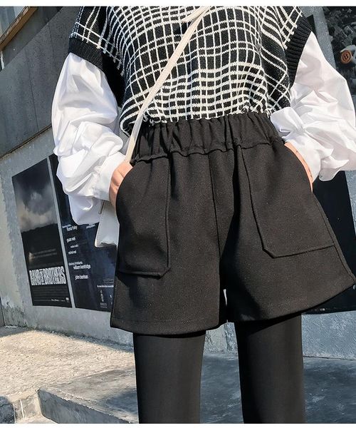 women's pants & capris spring 2021 korean version of the wild loose high waist wool wide leg thick women, Black;white
women's pants & capris spring 2021 korean version of the wild loose high waist wool wide leg thick women, Black;white