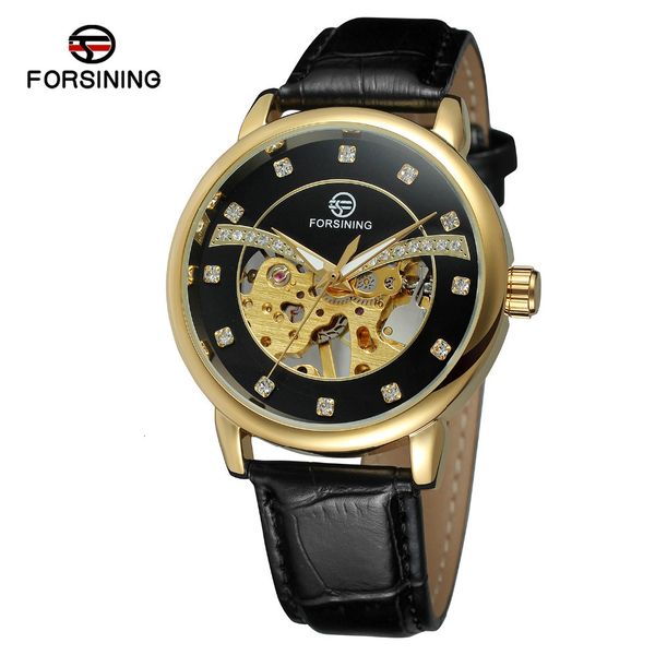 new forsing women's fashion casual diamond hollow manual mechanical watch, Slivery;brown
new forsing women's fashion casual diamond hollow manual mechanical watch, Slivery;brown