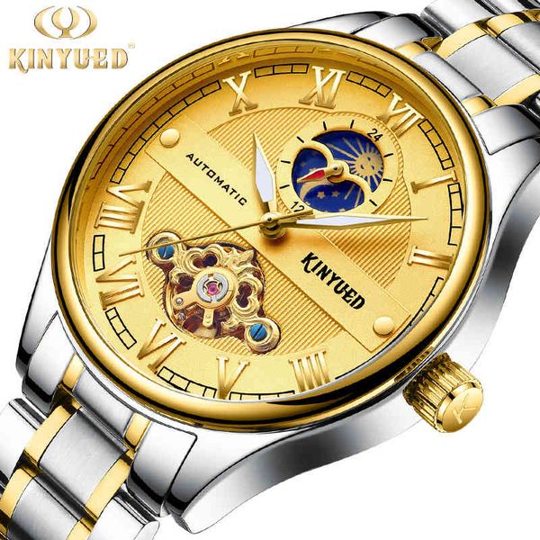 watch jinyueda kinyued luminous star waterproof automatic mechanical men's, Slivery;brown
watch jinyueda kinyued luminous star waterproof automatic mechanical men's, Slivery;brown