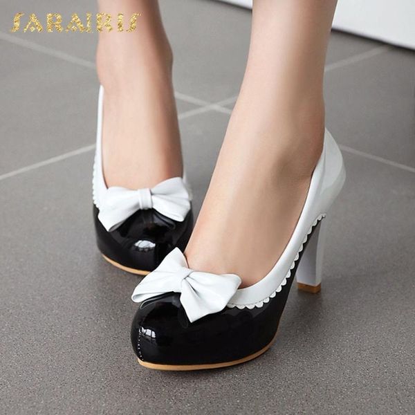 dress shoes sarairis fashion plus size 48 spike high heels party pumps woman slip on sweet bowtie platform women, Black
dress shoes sarairis fashion plus size 48 spike high heels party pumps woman slip on sweet bowtie platform women, Black