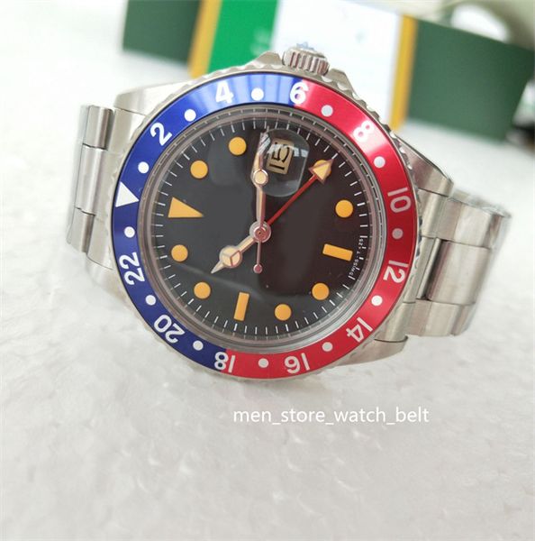 bp factory 1 roxa latest luxury watch asia 2813 movemen 40mm vintage gmt 1675 pepsi sapphire mechanical automatic retro mens wristwatch, Slivery;brown
bp factory 1 roxa latest luxury watch asia 2813 movemen 40mm vintage gmt 1675 pepsi sapphire mechanical automatic retro mens wristwatch, Slivery;brown