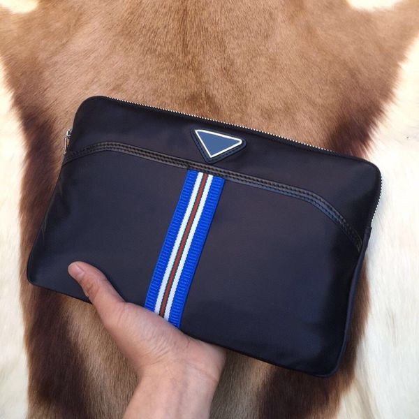 2021 men's black nylon clutch bag fashion casual business office portable multi-function coin purse card holder, Red;black
2021 men's black nylon clutch bag fashion casual business office portable multi-function coin purse card holder, Red;black