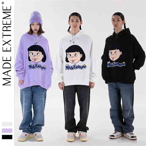 madeextreme street 2021 spring summer new hip hop cartoon spoof national fashion and women's sweater, Black
madeextreme street 2021 spring summer new hip hop cartoon spoof national fashion and women's sweater, Black