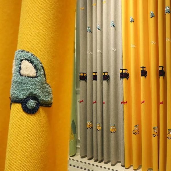 curtain yellow gray car cartoon children's room boy girl bedroom the study bay window blackout can be customized 1 piece & drapes
curtain yellow gray car cartoon children's room boy girl bedroom the study bay window blackout can be customized 1 piece & drapes