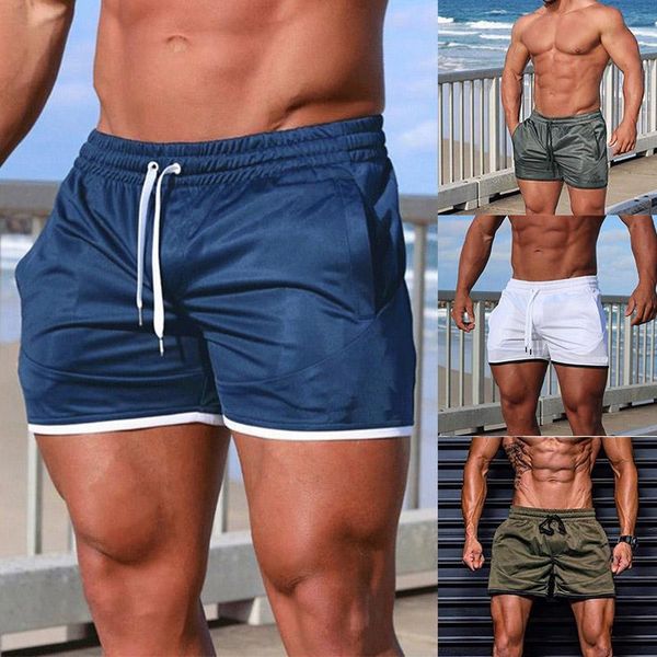 men beach shorts breathable fast dry fitness bodybuilding slim fit sportswear short pants for summer j55 men's, White;black
men beach shorts breathable fast dry fitness bodybuilding slim fit sportswear short pants for summer j55 men's, White;black