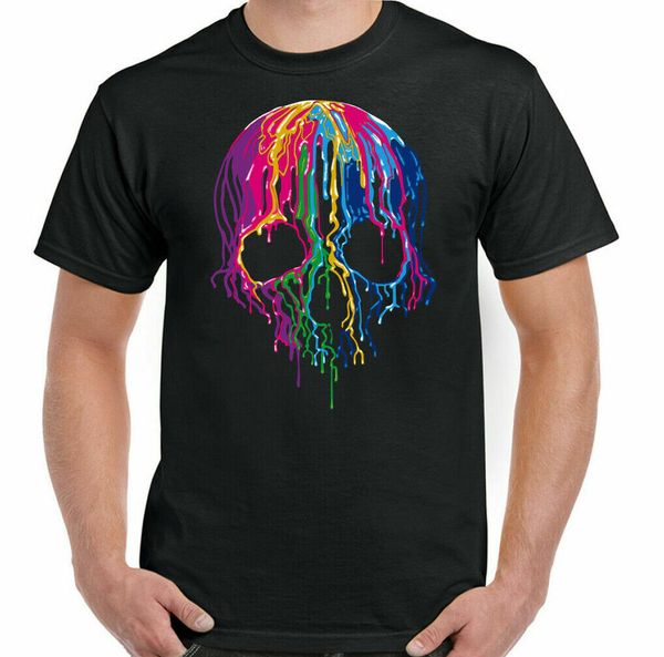 dripping skull t-shirt mens biker tattoo gothic melting motorcycle motorbike top, White;black
dripping skull t-shirt mens biker tattoo gothic melting motorcycle motorbike top, White;black