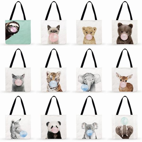 shopping bags fashion beach nordic simple blowing animals print tote bag for foldable women casual ladies shoulder
shopping bags fashion beach nordic simple blowing animals print tote bag for foldable women casual ladies shoulder