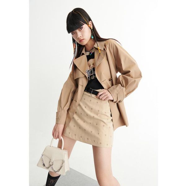 women's fashion spring 2021 retro raglan sleeve short windbreaker female a1beb1213 trench coats, Tan;black
women's fashion spring 2021 retro raglan sleeve short windbreaker female a1beb1213 trench coats, Tan;black