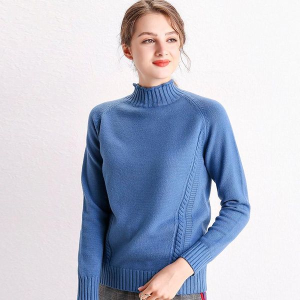 women's sweaters 2021 autumn and winter fashion cashmere sweater female half-high collar thick short knit bottoming shirt, White;black
women's sweaters 2021 autumn and winter fashion cashmere sweater female half-high collar thick short knit bottoming shirt, White;black