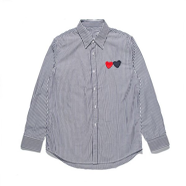 2021 play mens womens casual shirt fashion designers stripe dress shirts c337c off harajuku red heart cdg white plaid clothing 100% cotton, White;black
2021 play mens womens casual shirt fashion designers stripe dress shirts c337c off harajuku red heart cdg white plaid clothing 100% cotton, White;black
