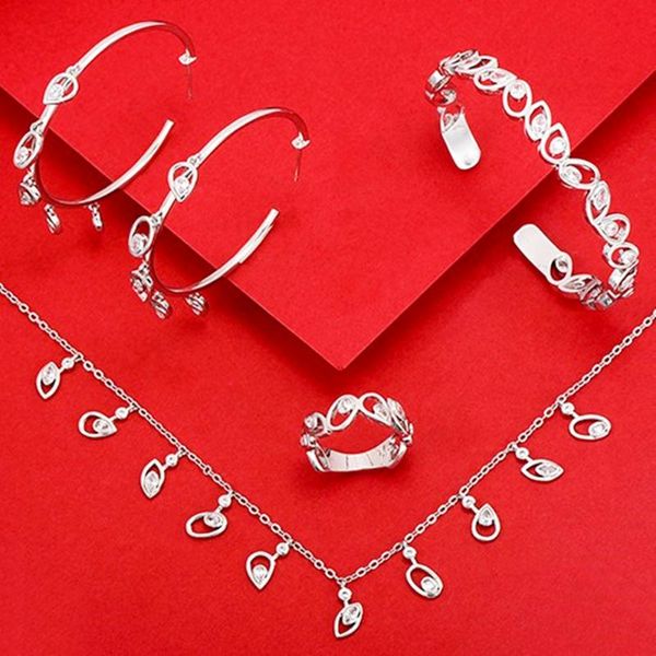 earrings & necklace kellybola fashion light luxury jewelry set bracelet earring ring women's boutique banquet daily anniversary accesso, Silver
earrings & necklace kellybola fashion light luxury jewelry set bracelet earring ring women's boutique banquet daily anniversary accesso, Silver
