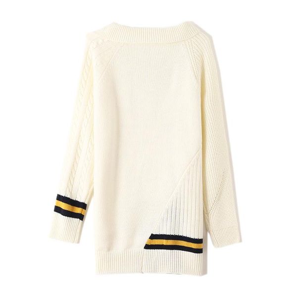 women's sweaters 2021 autumn lady jumpers oblique collar shirt stitching asymmetric split hem knit sweater knitwear womens pullovers l, White;black
women's sweaters 2021 autumn lady jumpers oblique collar shirt stitching asymmetric split hem knit sweater knitwear womens pullovers l, White;black
