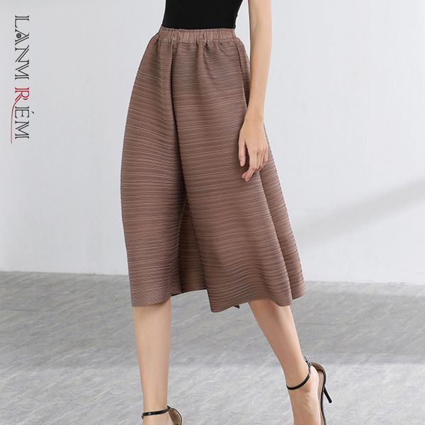 wide leg brown pants pleated straight casual for women loose fit female fashion tide summer 2h262 210507, Black;white
wide leg brown pants pleated straight casual for women loose fit female fashion tide summer 2h262 210507, Black;white