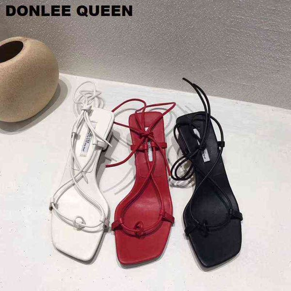 fashion square toe sandals women low heel lace up sandal back strap cross-tied summer shoes women gladiator sandal big size35-41 y220209, Black
fashion square toe sandals women low heel lace up sandal back strap cross-tied summer shoes women gladiator sandal big size35-41 y220209, Black