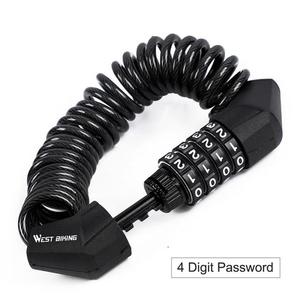 bike locks west biking bicycle helmet lock anti-theft portable mini password mountain road cycling steel cable safety
bike locks west biking bicycle helmet lock anti-theft portable mini password mountain road cycling steel cable safety