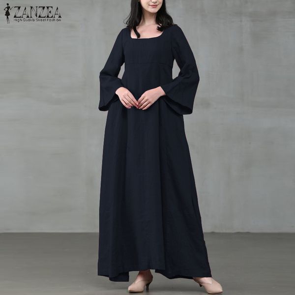 2021zanzea women autumn dress vintage square collar long flare sleeve sundress loose party dresses robe casual cotton linen vestido7, Black;gray
2021zanzea women autumn dress vintage square collar long flare sleeve sundress loose party dresses robe casual cotton linen vestido7, Black;gray