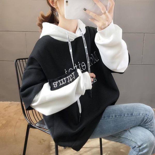 women's hoodies & sweatshirts original residence autumn and winter thickened plush loose hoodie coat sweatshirt harajuku shirt clothes, Black
women's hoodies & sweatshirts original residence autumn and winter thickened plush loose hoodie coat sweatshirt harajuku shirt clothes, Black
