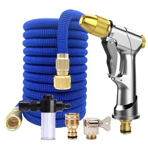 watering equipments expandable garden water hose pipe magic flexible high pressure sprinkler foam car wash cleaning tools gardenhose