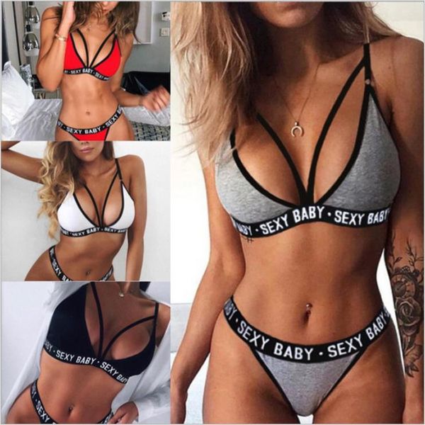 women's swimwear 2021 bikini push-up swimsuit sports style letter shoulder strap three-point s-3xl, White;black
women's swimwear 2021 bikini push-up swimsuit sports style letter shoulder strap three-point s-3xl, White;black