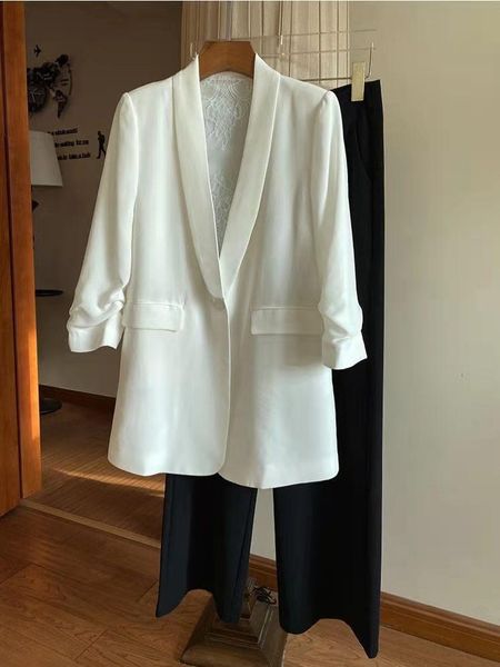 women's suits & blazers ik0790 women suit 2021 runway luxury european design party style clothing, White;black
women's suits & blazers ik0790 women suit 2021 runway luxury european design party style clothing, White;black