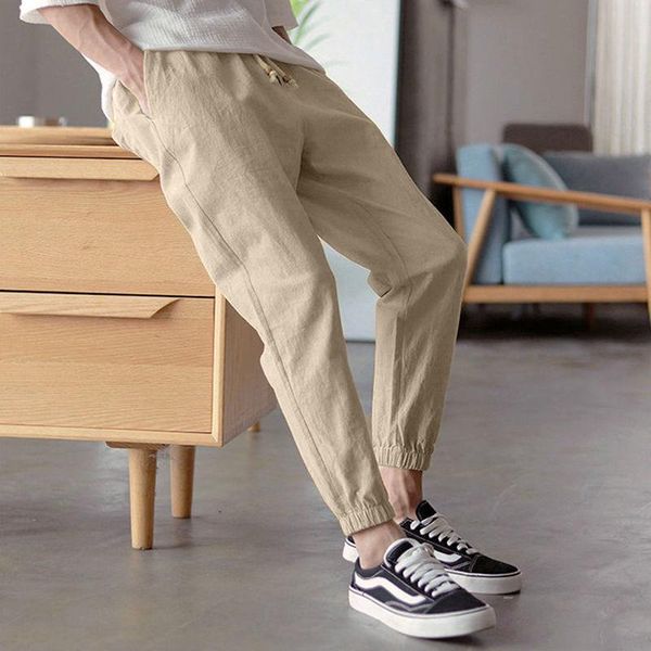 cotton linen joggers black men's harem pants harajuku fitness lace up spring mens trousers 2021 summer streetwear clothes male
cotton linen joggers black men's harem pants harajuku fitness lace up spring mens trousers 2021 summer streetwear clothes male