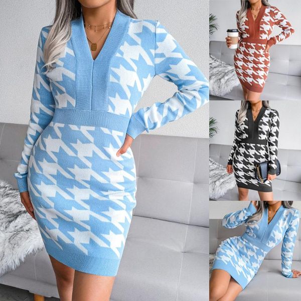 casual dresses houndstooth print women long sleeve midi dress v-neck bodycon streetwear 2021 autumn winter club elegant slim, Black;gray
casual dresses houndstooth print women long sleeve midi dress v-neck bodycon streetwear 2021 autumn winter club elegant slim, Black;gray