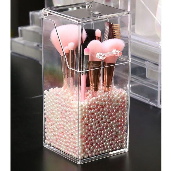 storage boxes & bins women makeup brush organizer box rack acrylic transparent holder with beans lid
storage boxes & bins women makeup brush organizer box rack acrylic transparent holder with beans lid