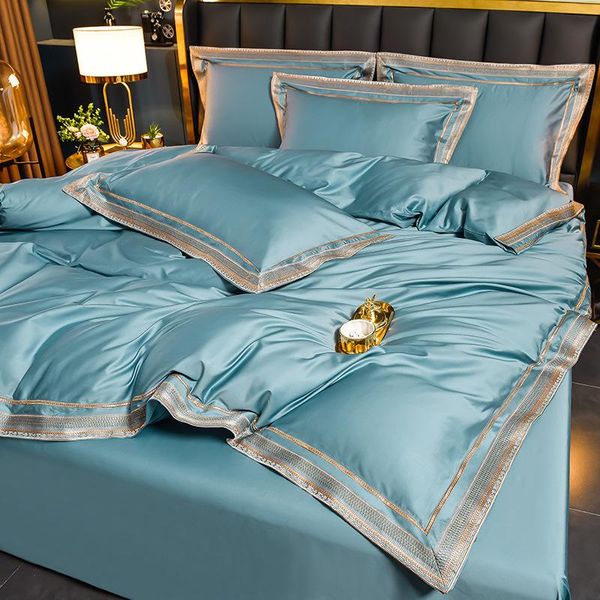 bedding sets solid color embroidery four-piece set double large bed sheet duvet cover pillowcases luxurious simple cotton
bedding sets solid color embroidery four-piece set double large bed sheet duvet cover pillowcases luxurious simple cotton