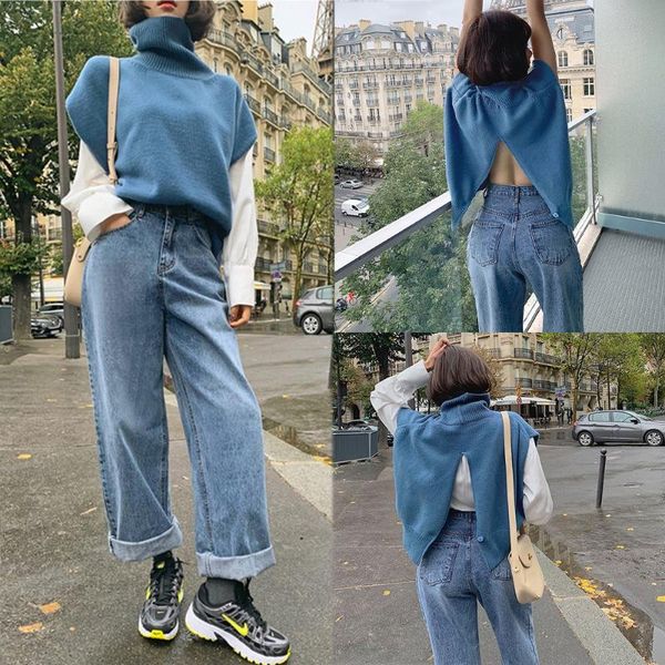 women's vests autumn and winter outfit contracted high collar vest to reduce age outside build temperament cold wind clean edition thin, Black;white
women's vests autumn and winter outfit contracted high collar vest to reduce age outside build temperament cold wind clean edition thin, Black;white