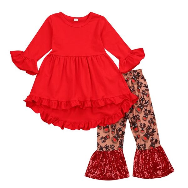 clothing sets girl's set, christmas round neck long sleeve and cartoon print pants two-piece suit for birthday party pography, White
clothing sets girl's set, christmas round neck long sleeve and cartoon print pants two-piece suit for birthday party pography, White