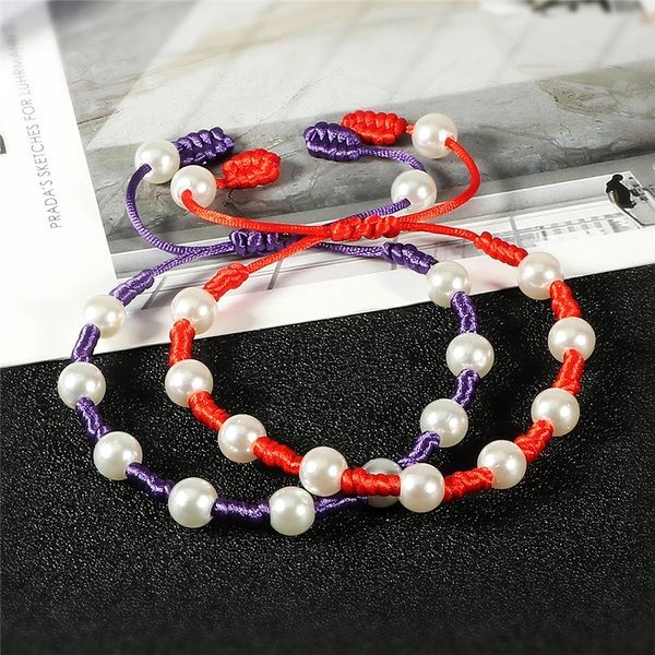 beads strands fashion women handmade bracelet 8mm pearl beaded charm red black braided rope knot bracelets bangles for men couple jewelry gi
beads strands fashion women handmade bracelet 8mm pearl beaded charm red black braided rope knot bracelets bangles for men couple jewelry gi